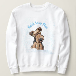 Camiseta KiniArt Snowy Welsh Terrier Sweatshirt