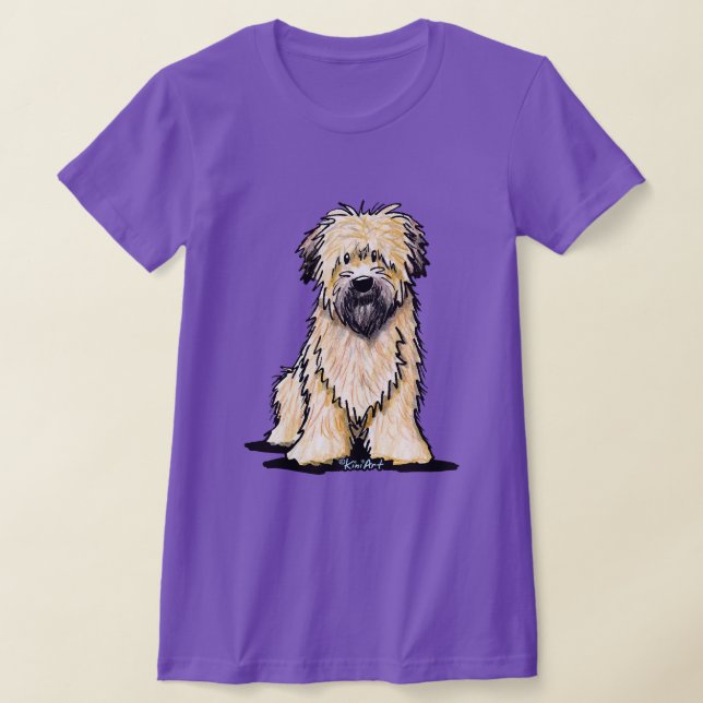 Camiseta KiniArt Soft Coated Wheaten Terrier (Postura )