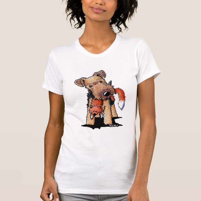 Camiseta KiniArt Welsh Terrier (Frente)