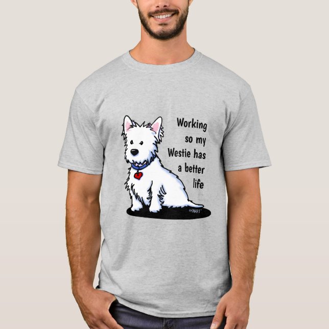 Camiseta KiniArt Westie (Frente)