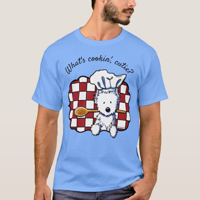 Camiseta KiniArt Westie Chef (Frente)