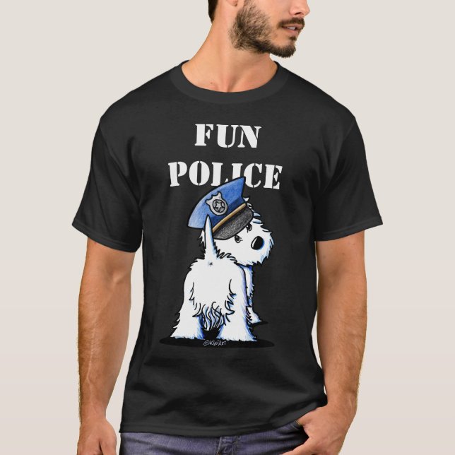 Camiseta KiniArt Westie FUN (Frente)