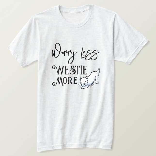 Camiseta KiniArt Westie More (Frente do Design)