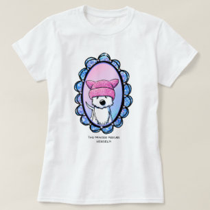 Camiseta KiniArt Westie Princesa