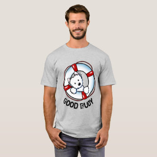 Camiseta KiniArt Westie Resgate Capuz