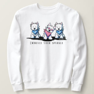 Camiseta KiniArt Westie seja você mesmo