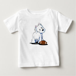 Camiseta KiniArt Westie Tailgate Baby Bodycase