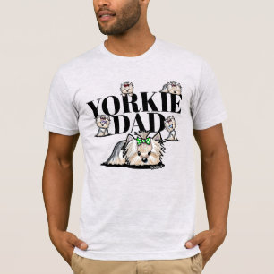 Camiseta KiniArt Yorkshire Terriers Yorkie Pai