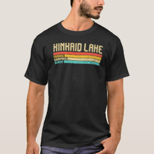 Camiseta Kinkaid Lake Illinois Campanha de Pesca Engraçado