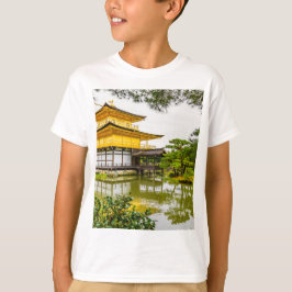 Camiseta Kinkaku-ji, o pavilhão de ouros, Kyoto