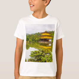 Camiseta Kinkaku-ji Ou Pavilhão E Pond Do Ouro, Quioto