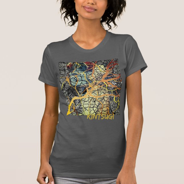 Camiseta Kintsugi - identidade alterada (Frente)