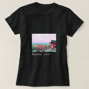 Camiseta Kioto Japão Cereja floresce em Primavera viagem