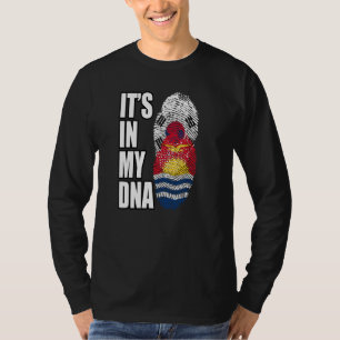 Camiseta Kiribati E Coreia Do Sul, Mistura De DNA Heritage 