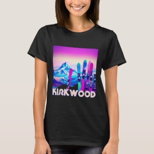 Camiseta Kirkwood Ski - Esqui e Snowboard ao estilo retrô d