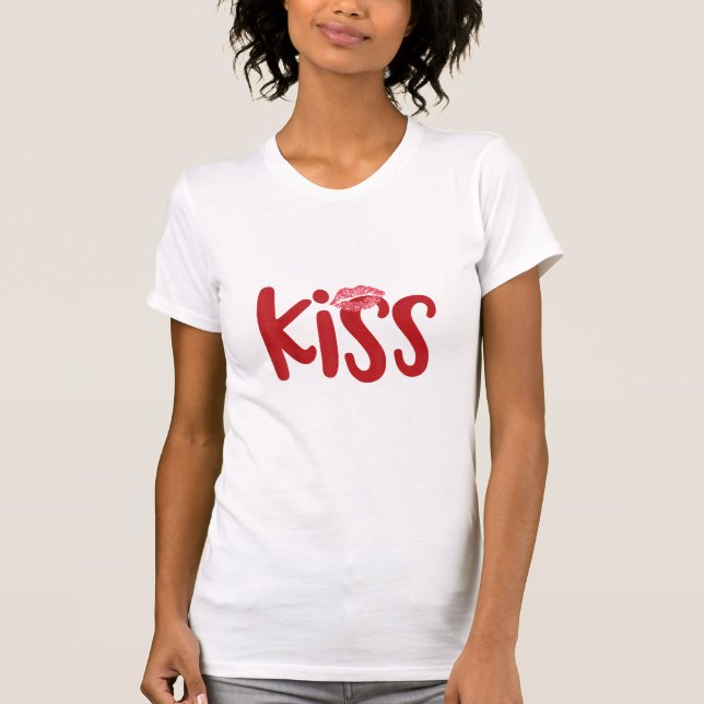 Camiseta Kiss Casado Matar Girls Group Trio KISS Costume Re (Frente)