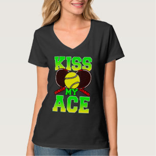 Camiseta Kiss My Ace Tênis Player Team Torneios de treinado