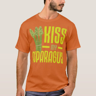 Camiseta Kiss My Asparagus Garden Vegetable Vegetarian Vega