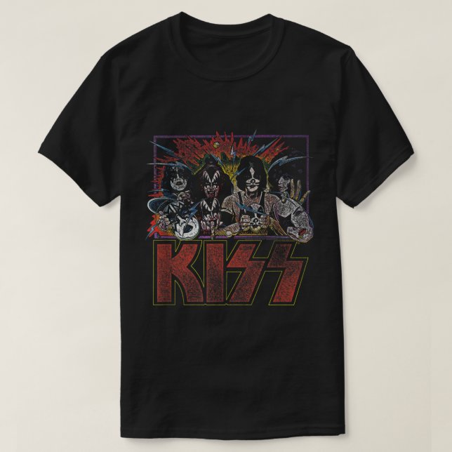 Camiseta KISS  Unmasked II  (Frente do Design)