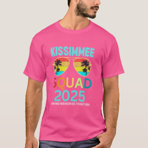 Camiseta Kissimmee 2025 Tropical Beach Vacation Matching