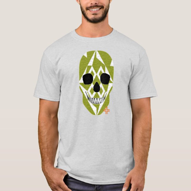 Camiseta Kistelar HANDSKULL básica B2 (Frente)