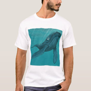 Camiseta Kit, Cachalote, Debaixo Da Água