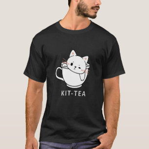 Camiseta Kit Chá Gato Fofo E  Gato Chá 2