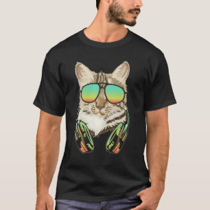 Camiseta Kit de auscultadores Dj Cat Produtor de Música Kit
