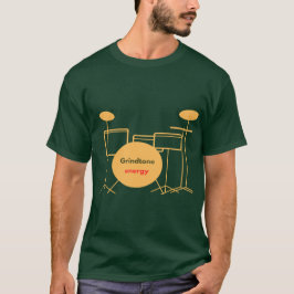 Camiseta Kit de Bateria Energético Gráfico Explosivo PARA C