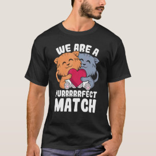 Camiseta Kit de Casal de Gatinhos Casal Dia dos Namorados M