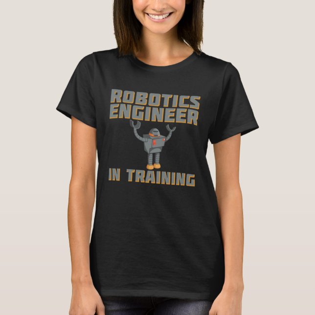 Camiseta Kit de Construção de Robô para Engenheiro de Robót (Frente)