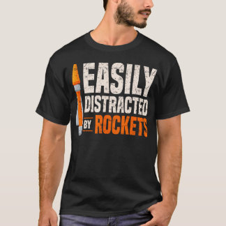 Camiseta Kit de Foguete Modelo de Foguete Fácil Distraído P