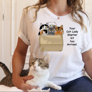 Camiseta Kit de Iniciação de Senhora de Gato