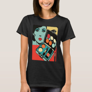 Camiseta Kit de Makeup do Artista de Makeup legal Mãe