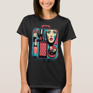 Camiseta Kit de Maquiagem do Artista de Makeup legal Mãe 1