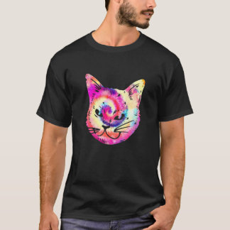 Camiseta Kit de Tingimento de Gato Gatinho Gata Mãe de Gato