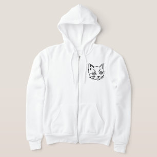 CAMISETA KIT DE VÍDEO GATO PIXEL ART ZIP CAPUZ