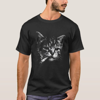 Camiseta Kit Gatinho Cigarro Gráfico Grunge Y2K Fumando 