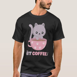 Camiseta KIT Gato Gato Gato Gatinho Café Lover Cuz Engraçad