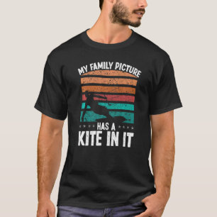 Camiseta Kit Kiteboard Vintage da Família Kitesurfer