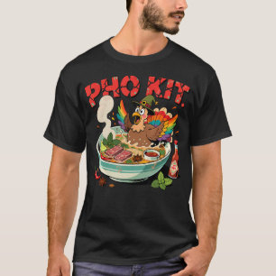 Camiseta Kit Pho Divertido Taca Peru Em Dia De Ação De Graç
