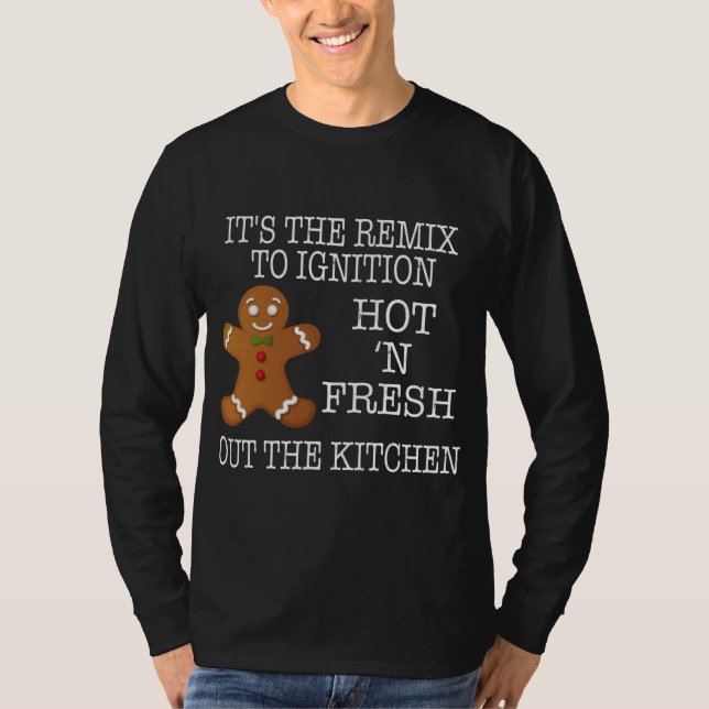 Camiseta Kit Quente Fresco de Pão de Natal (Frente)