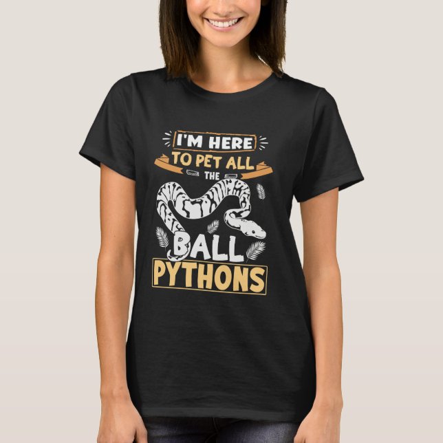Camiseta Kit Real Python Starter Oculta X-Large Kids Ball P (Frente)