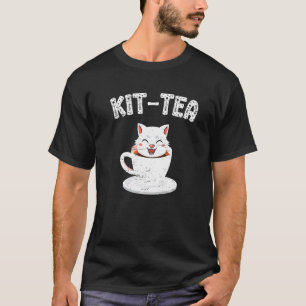 Camiseta Kit Tea Cat Hot Cup Kitten