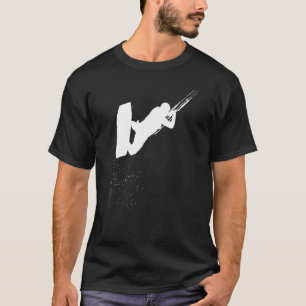 Camiseta Kite De Ação De Kitesurfing E Surf De Silhuette Br