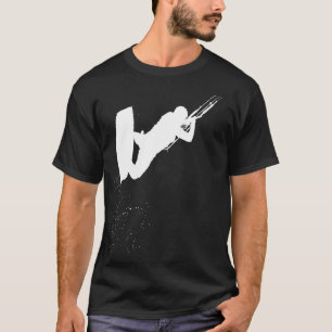 Camiseta Kite De Ação De Kitesurfing E Surf De Silhuette Br