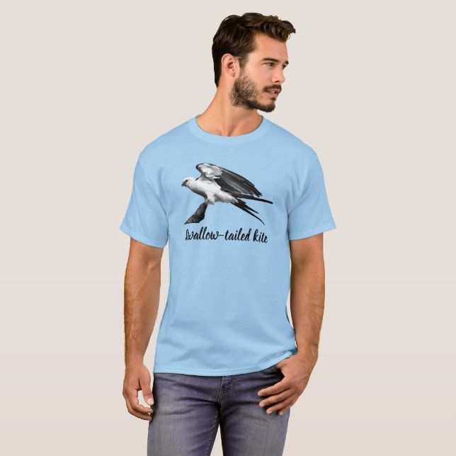 Camiseta Kite de cauda andorinha (Frente Completa)