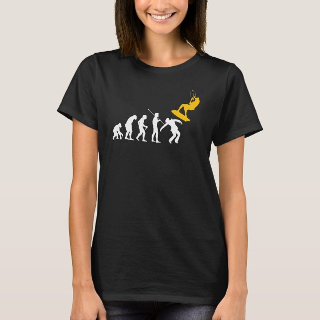 Camiseta Kite Kiteboard Retro Kitesurfing Surfing (Frente)