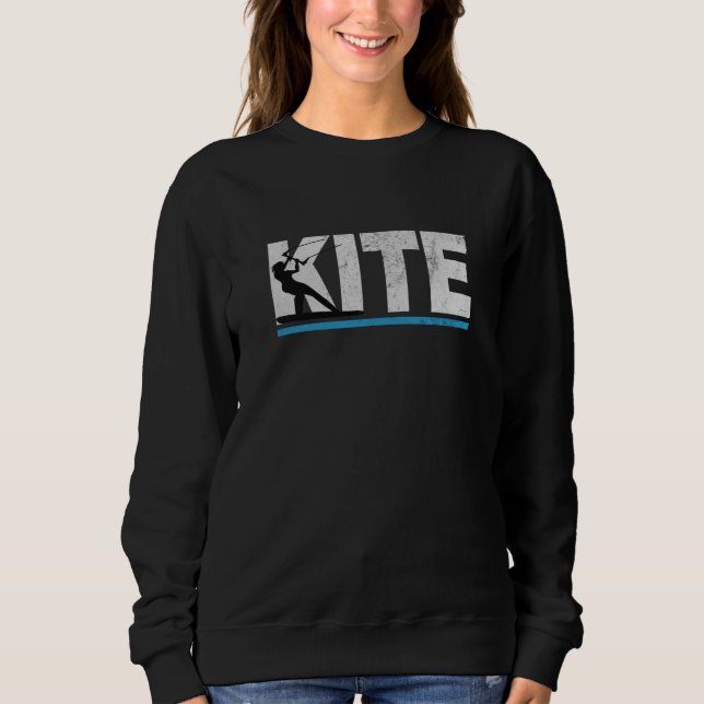 Camiseta Kite Kitesurfer Kitesurfing Surfing Surfing Retro  (Frente)