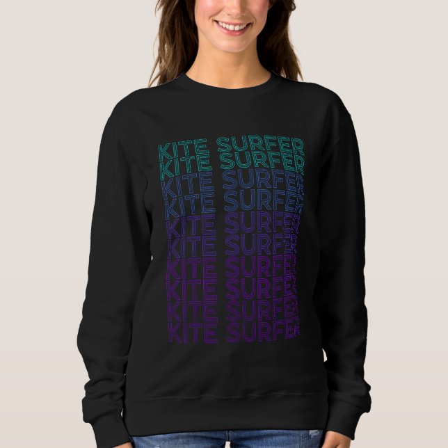 Camiseta Kite Surfer Asa Delta Retro (Frente)